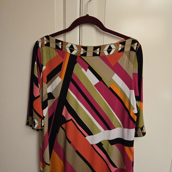 Studio I Colorful Abstract Dress - Picture 8 of 11